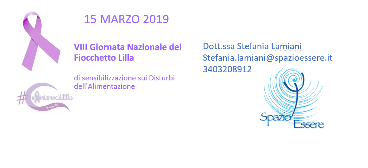 VIII Giornata Nazionale del Fiocchetto Lilla